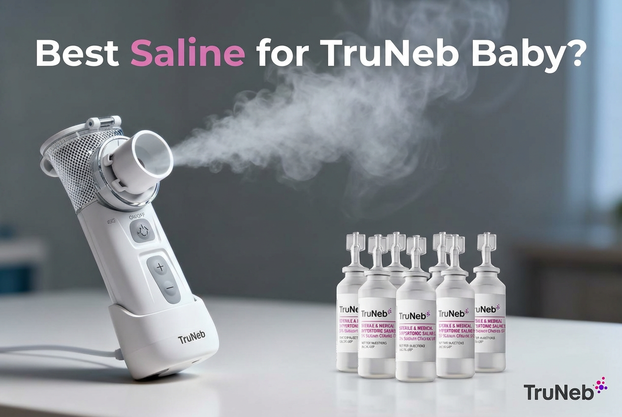 What Saline to Use for TruNeb Portable Nebulizer For Baby and Why — When to Use 0.9% vs 3%