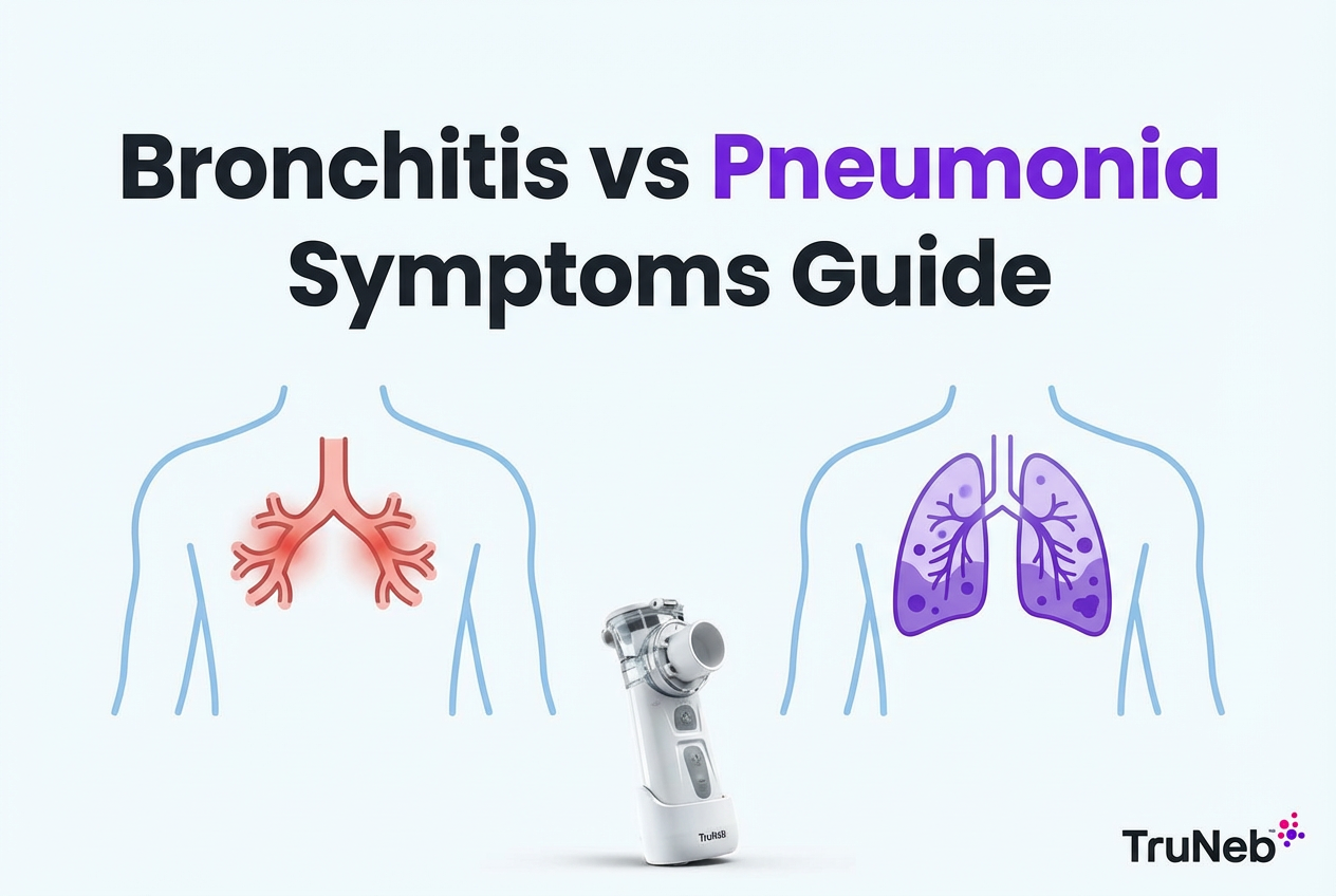 Bronchitis vs Pneumonia: Symptoms, X-Rays, When to Worry