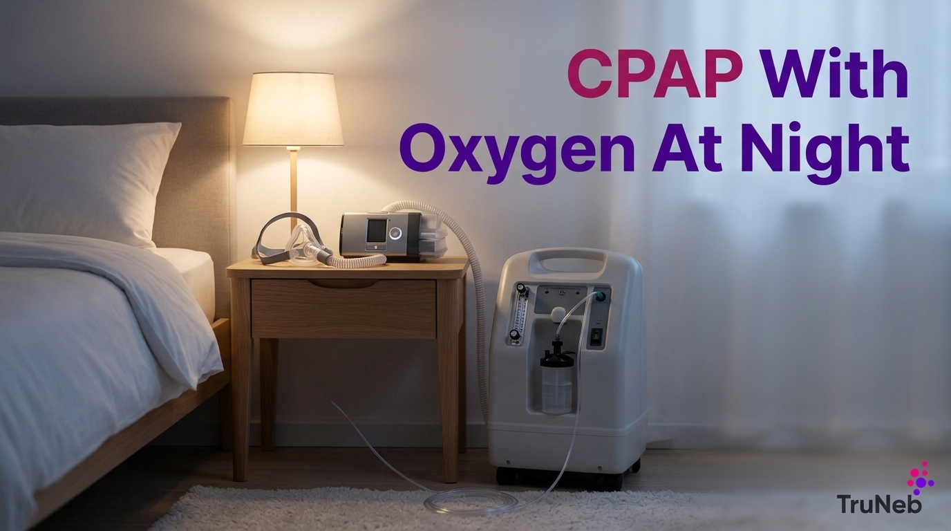 CPAP With Oxygen Concentrator at Night
