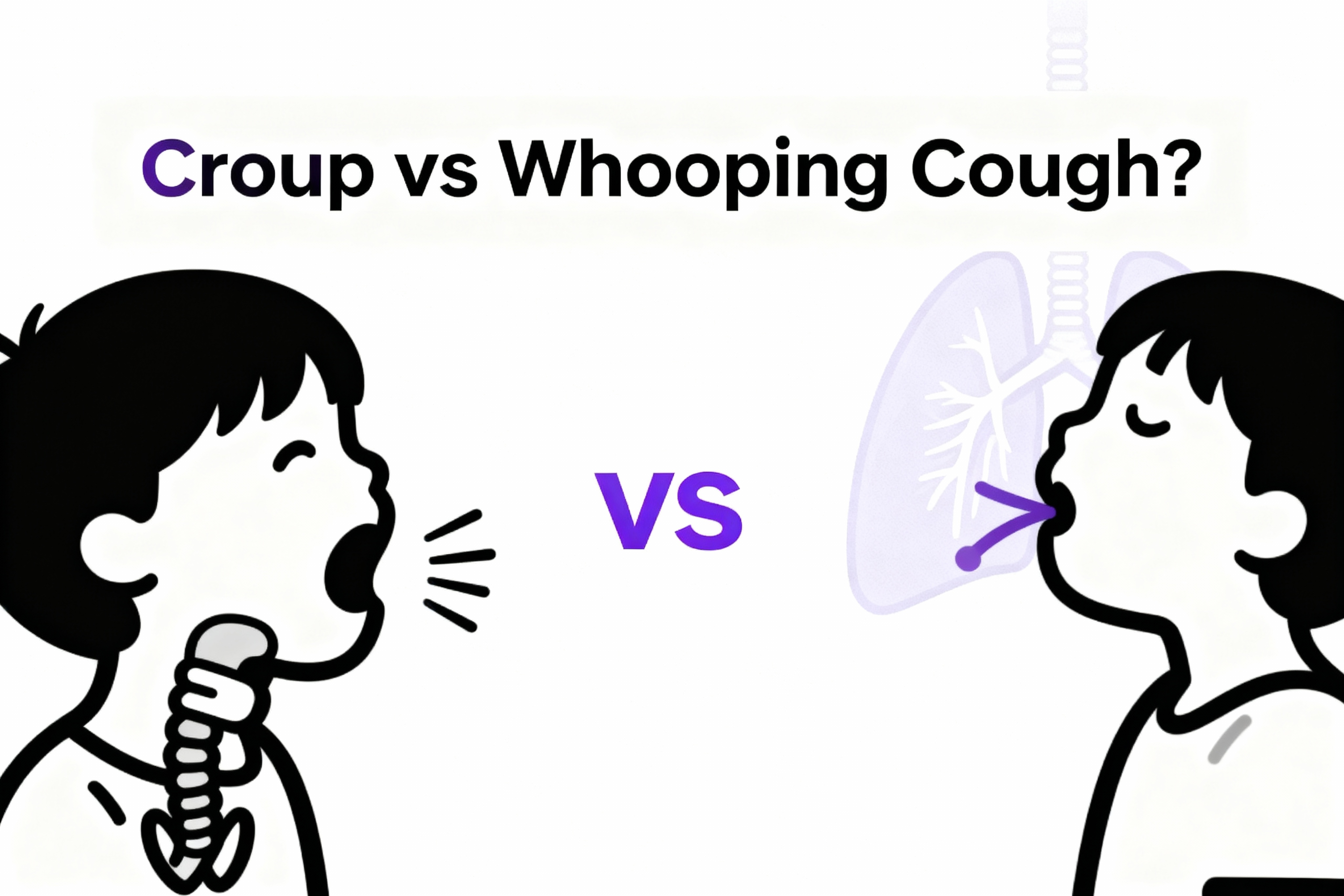 Croup vs Whooping Cough: Are They the Same Illness?