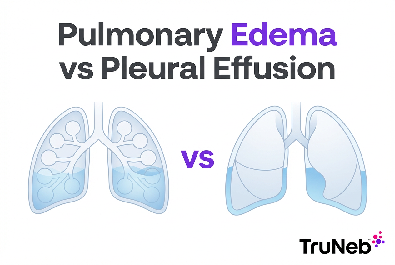Pulmonary Edema vs Pleural Effusion: Fluid Inside the Lungs vs Around the Lungs
