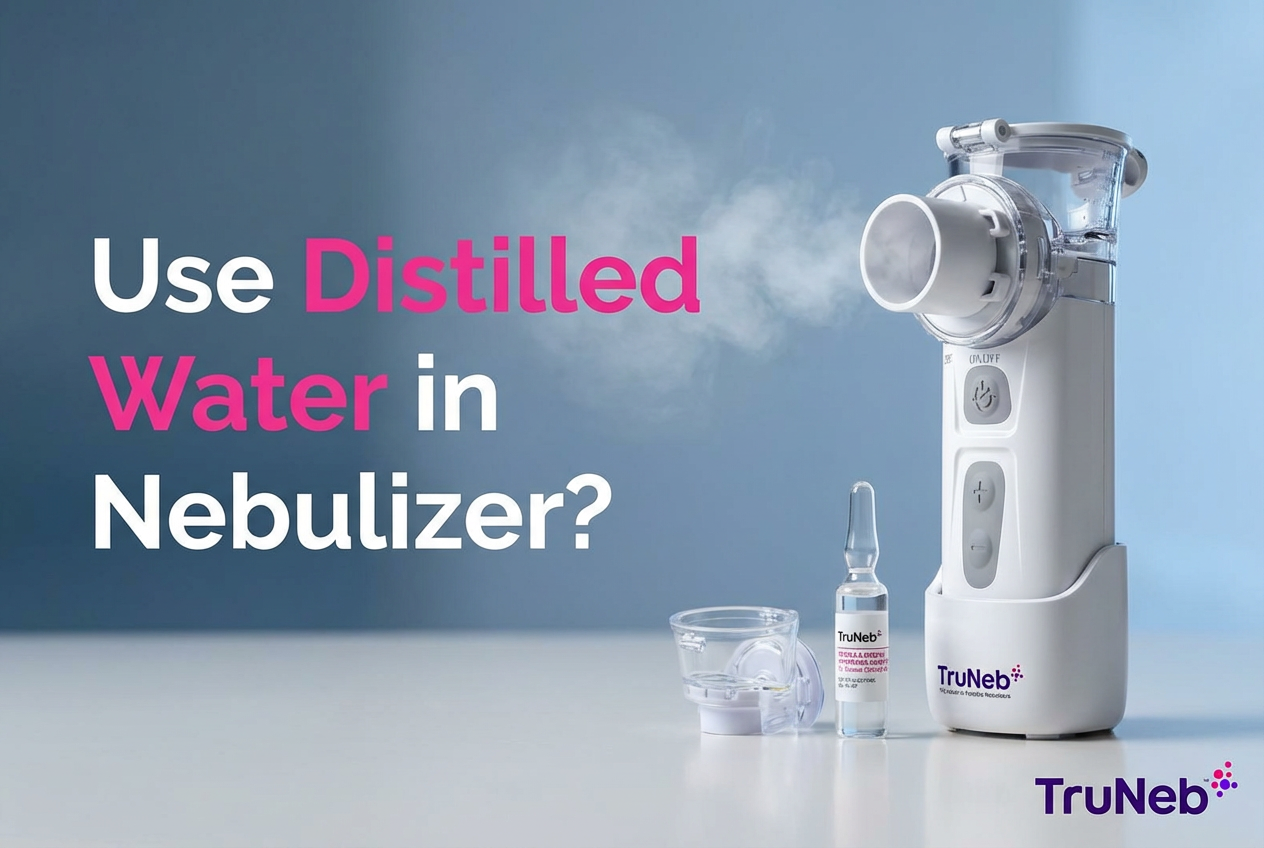 Can You Use Distilled Water in a Nebulizer? What To Use Instead