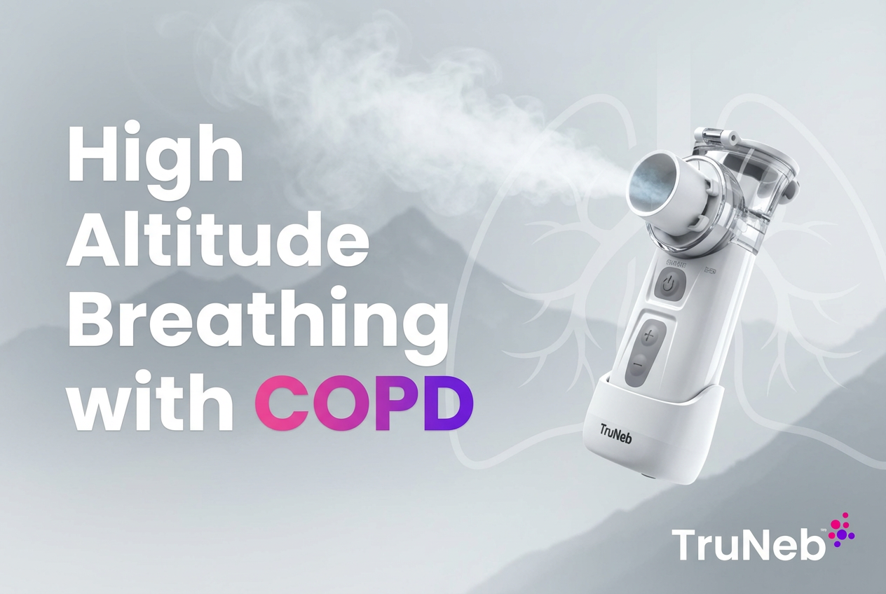 How High Altitude Affects Breathing in COPD