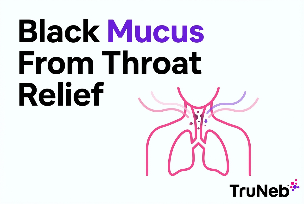 Black Mucus from Throat: What It Really Means