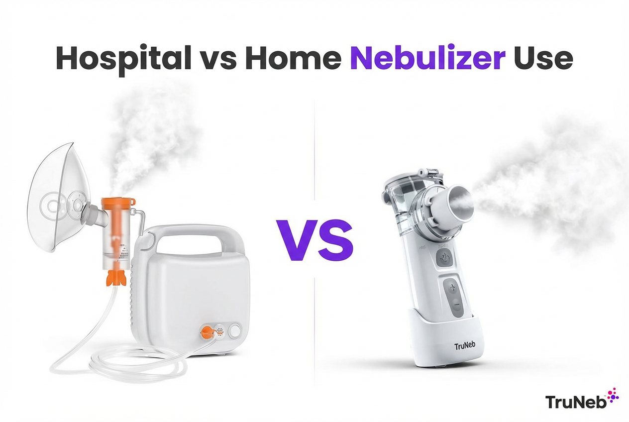 Hospital Nebulizer vs Home Nebulizer: What It Really Means