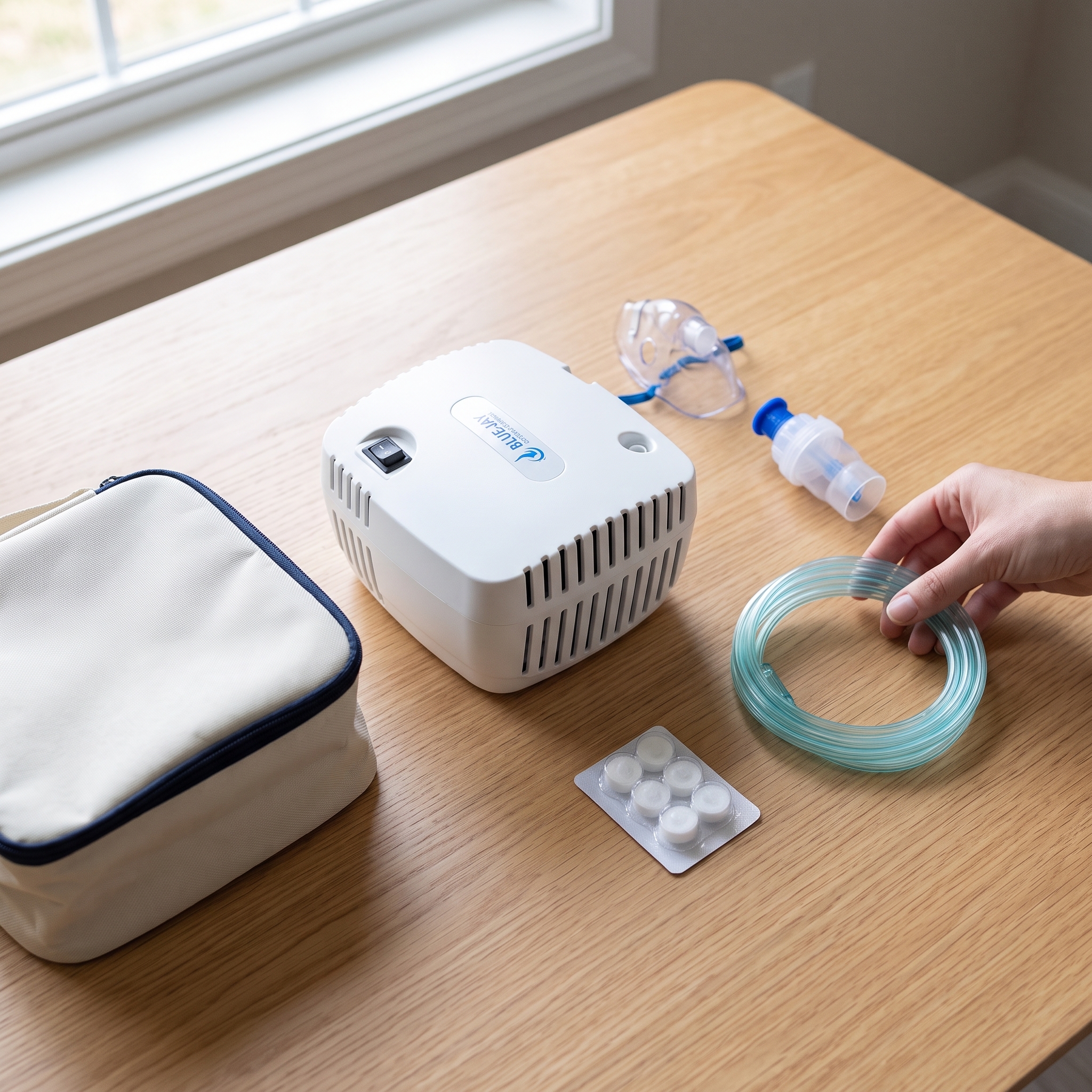 TruNeb™ Mr. Blue Bear Pediatric Compressor Nebulizer
