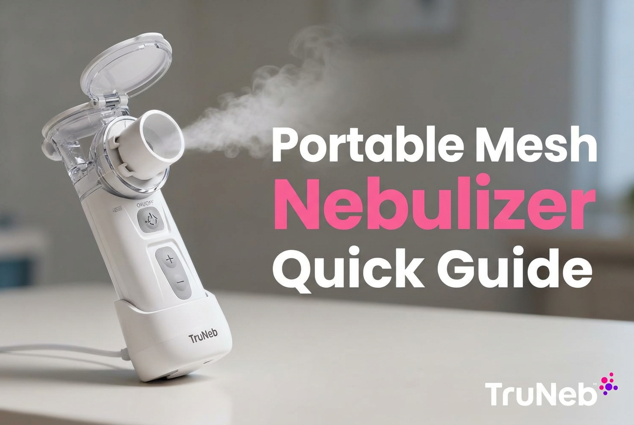 What a Portable Mesh Nebulizer Is and How to Use It: Quick Steps, Safety Notes
