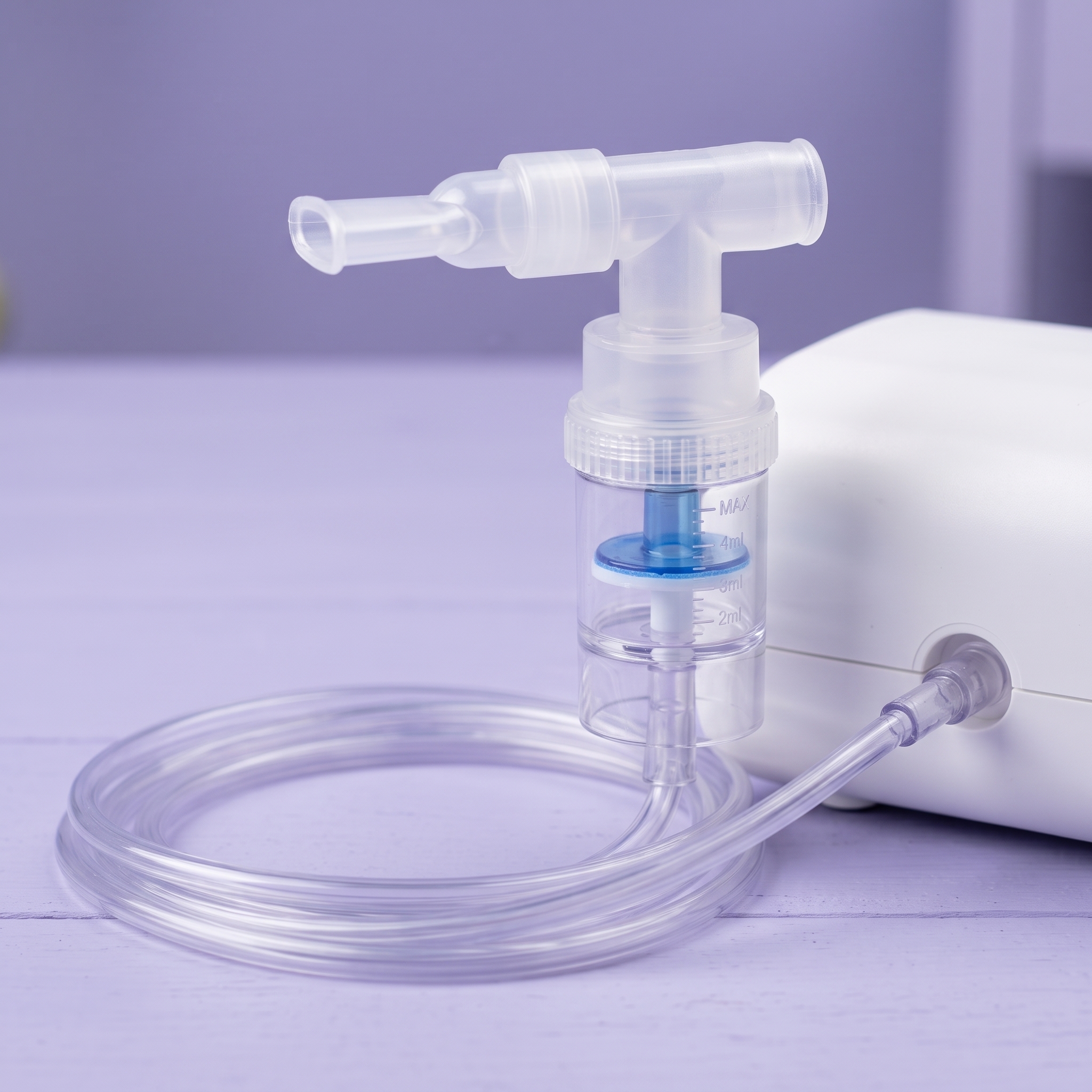TruNeb™ Disposable Nebulizer Kit with T-Piece, 7-Foot Tubing and Mouthpiece