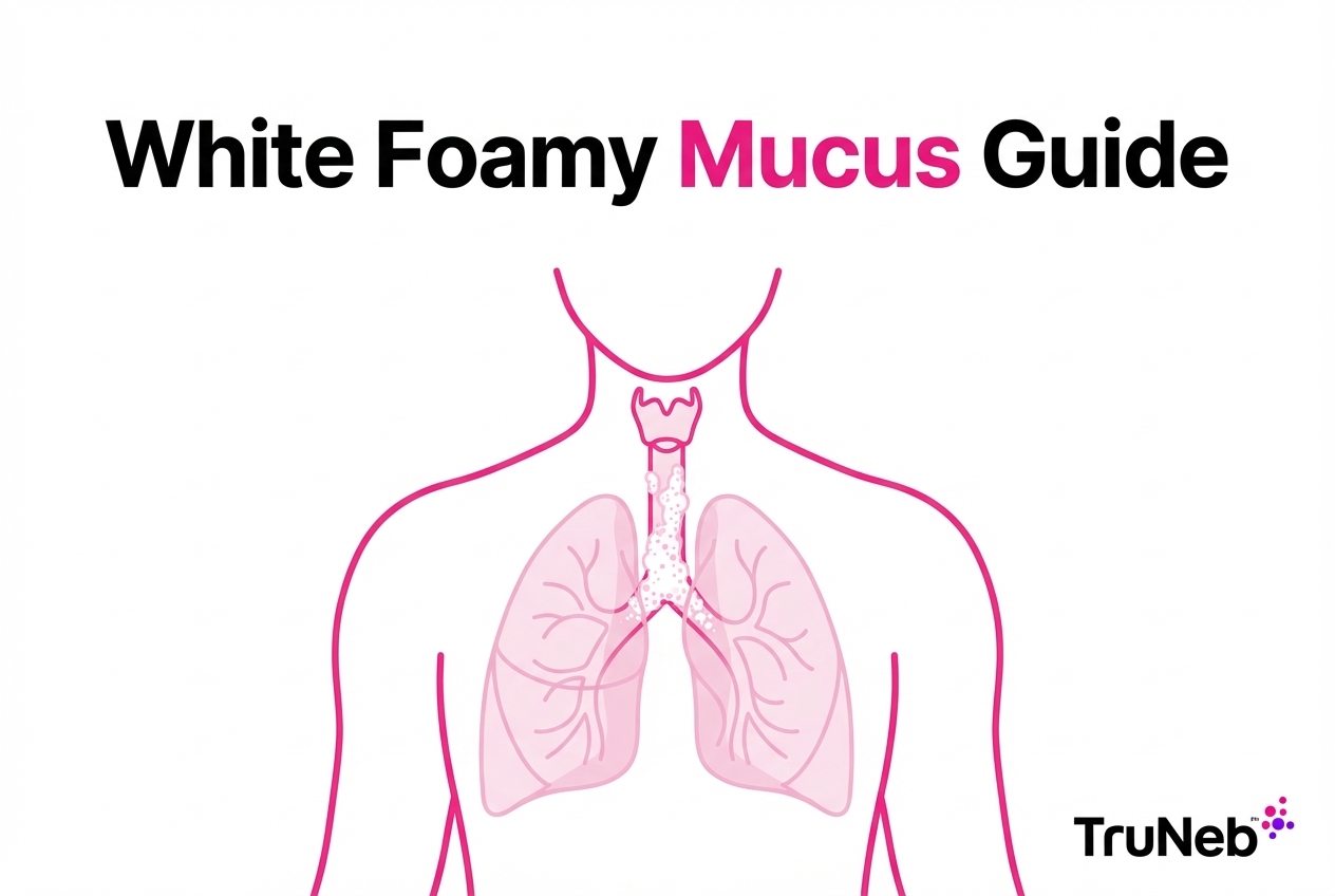 White Foamy Mucus: Causes, Treatment, and When To Seek Help